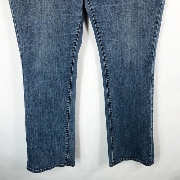 Lane Bryant Plus‎ Size 24 Jeans Boot Cut Flare Pockets Blue Denim Stretch 1385 - Picture 4 of 9